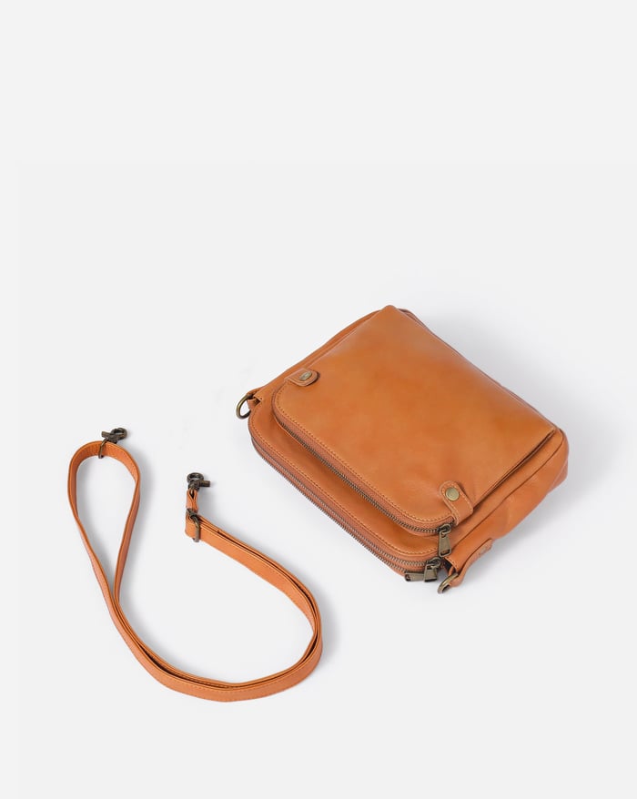 Jovie - Strakke Crossbodytas met Drie Lagen