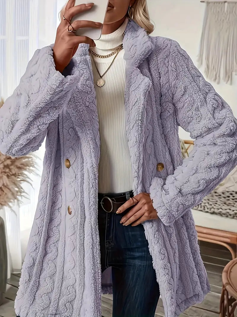 Seraphina – Getextureerde Winterjas