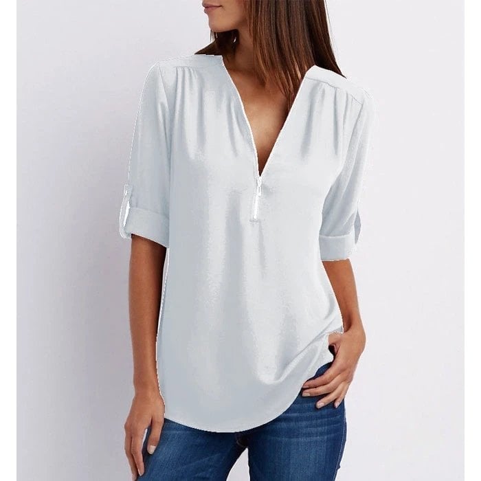 Lizzy – Elegante Top met Rits