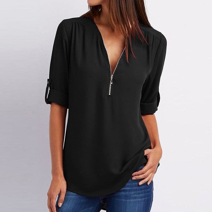 Lizzy – Elegante Top met Rits