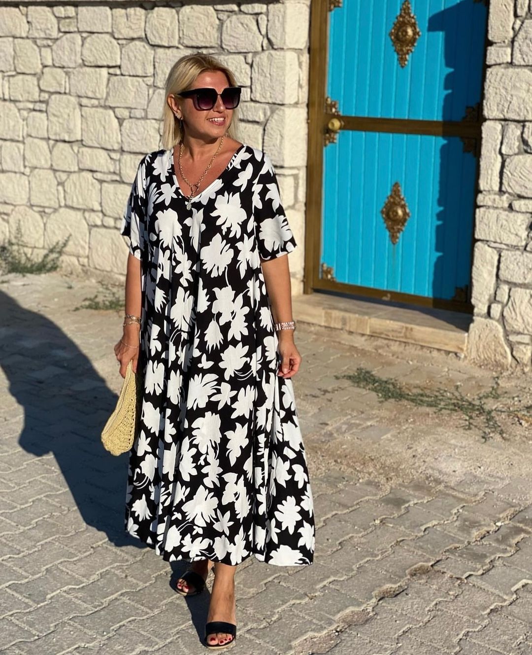Camilla - Elegante Jurk Met Buikbedekking