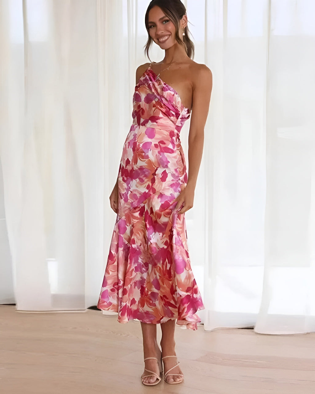 Emmas® | Elegante Maxi-jurk met Bloemenprint