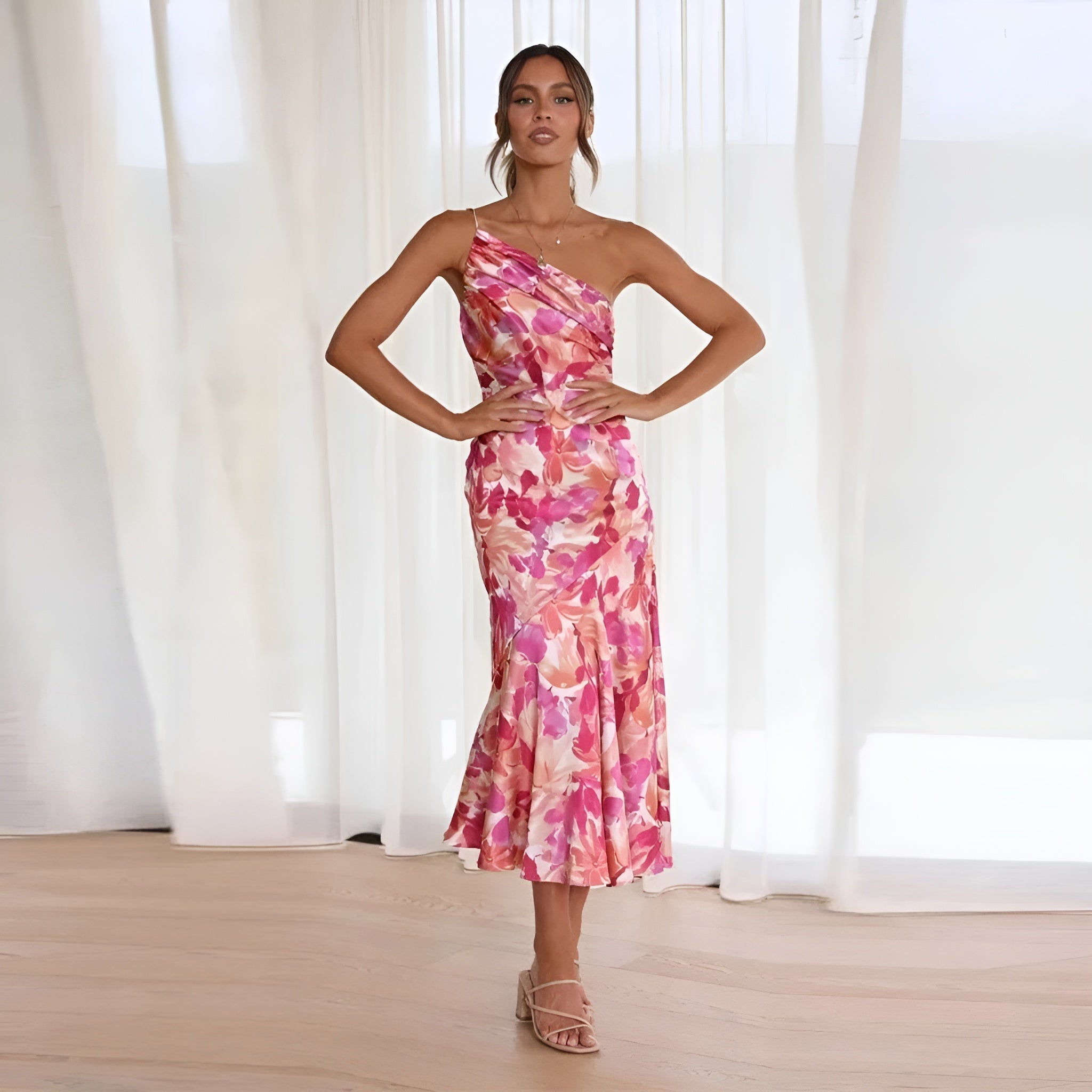 Emmas® | Elegante Maxi-jurk met Bloemenprint