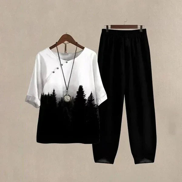 Gabriëlla - Comfortabele Blouse & Broek Set
