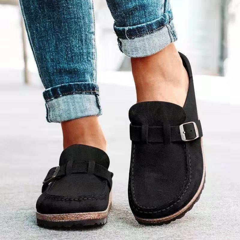 Sadie – Stijlvolle, Ondersteunende Suède Orthopedische Loafers