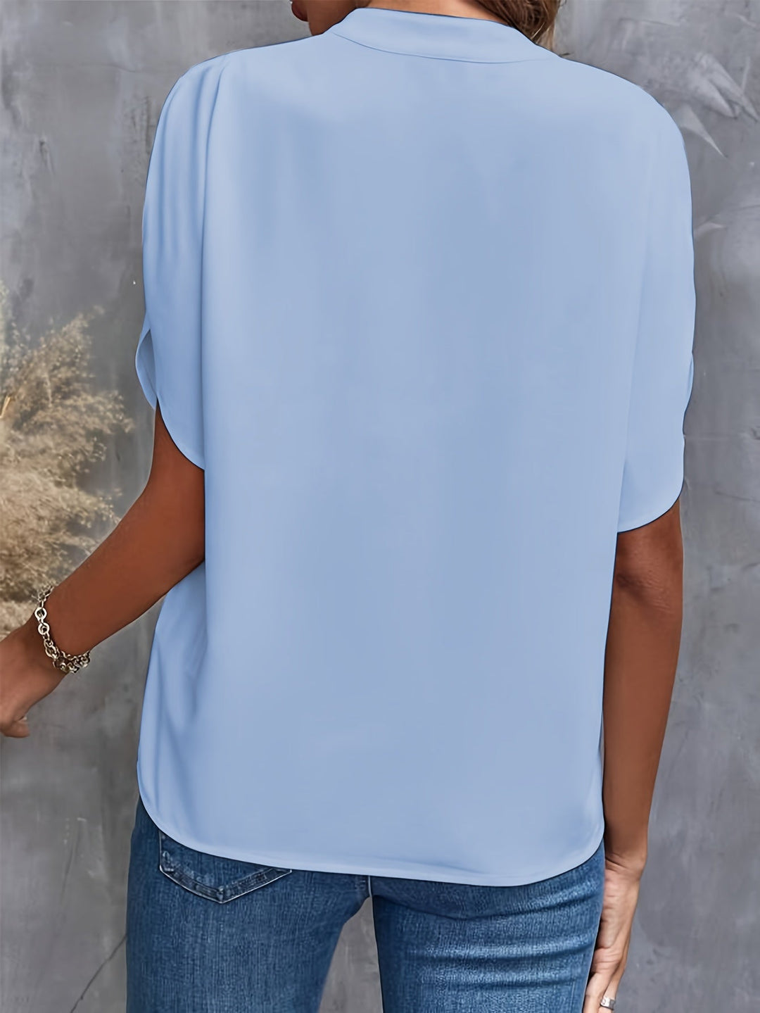 Hensley - Elegante V-Hals Blouse