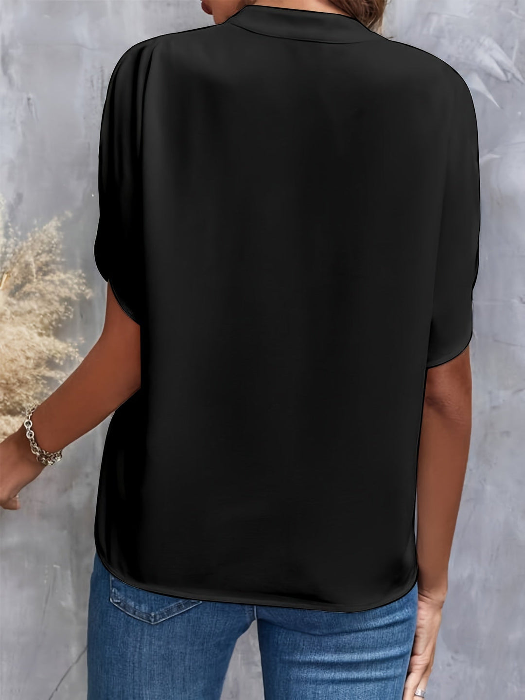 Hensley - Elegante V-Hals Blouse