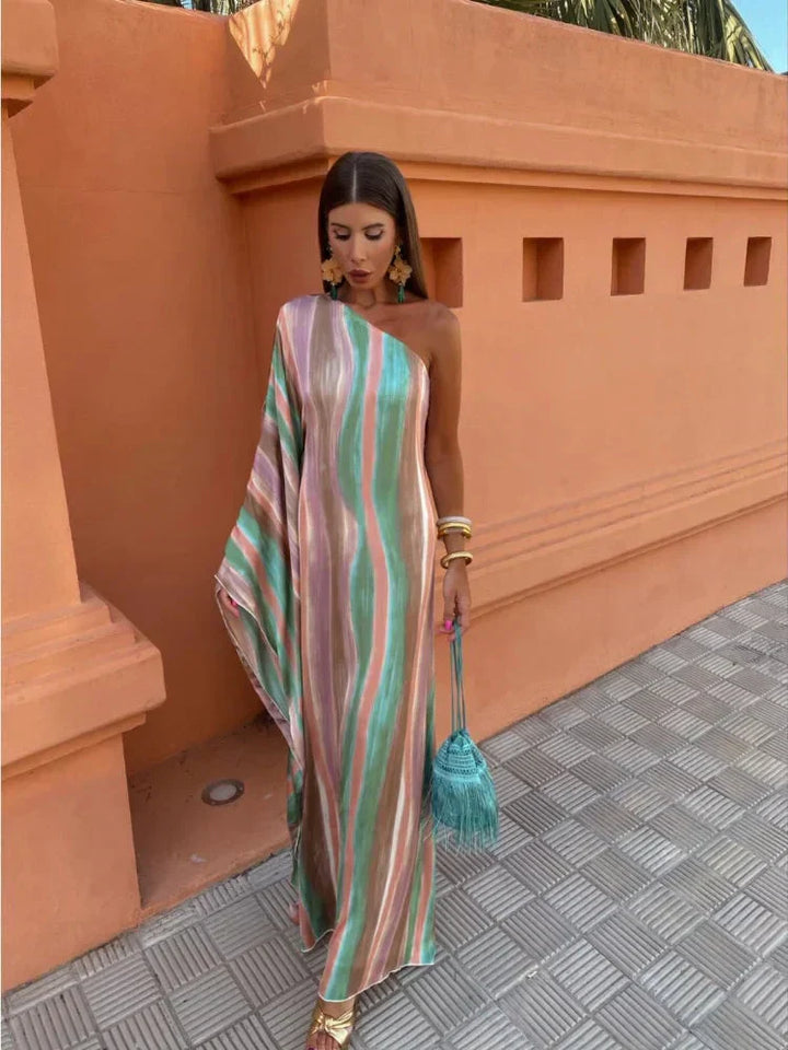 Lily - Asymmetrische Elegantie met een Gedurfde Twist