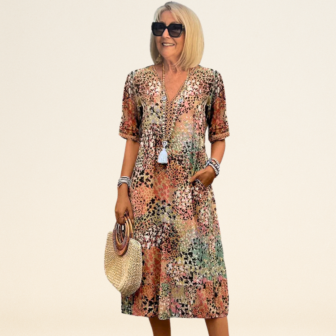 Florencia - Levendige Midi-jurk