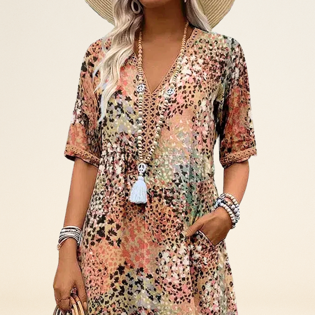 Florencia - Levendige Midi-jurk