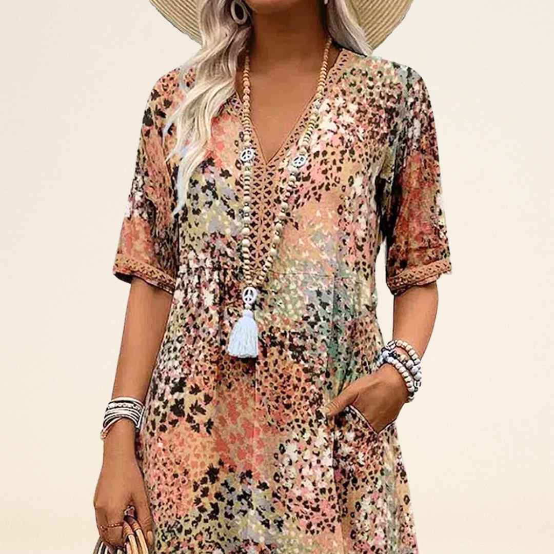 Florencia - Levendige Midi-jurk