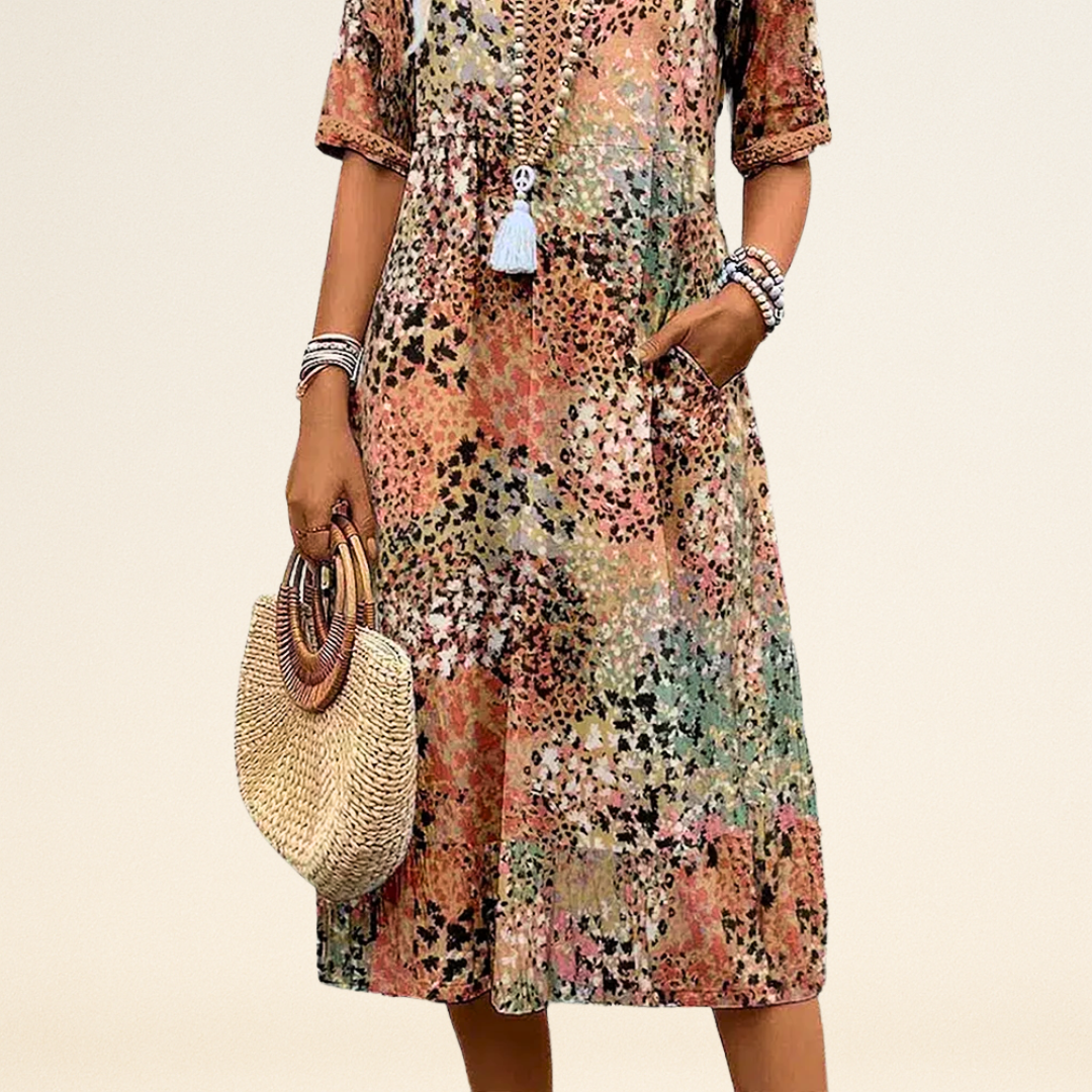 Florencia - Levendige Midi-jurk