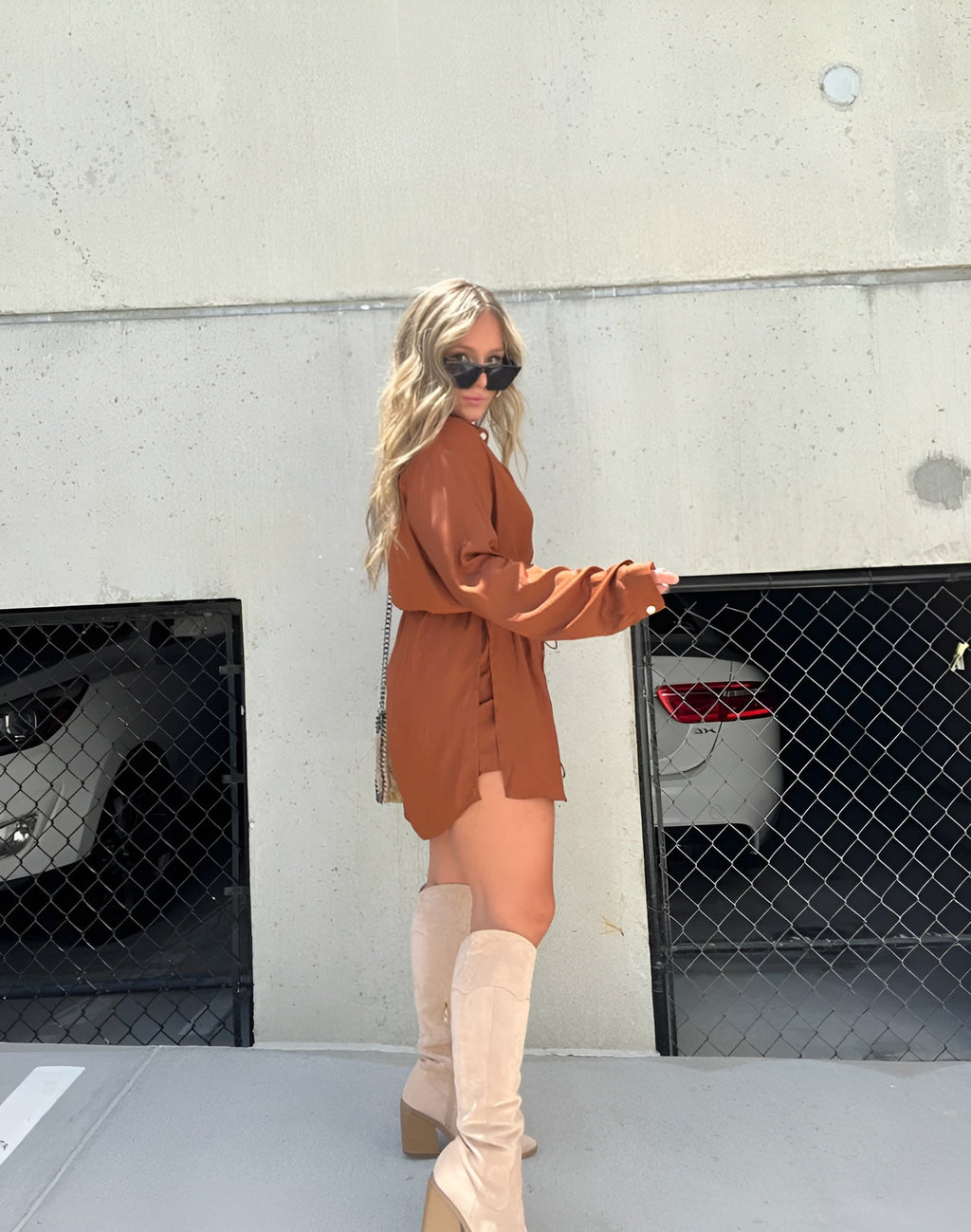 Emmas® | Trendy Satijnen Romper Jurk