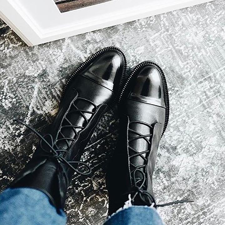 Zuri – Stijlvolle Comfort Leren Laarzen