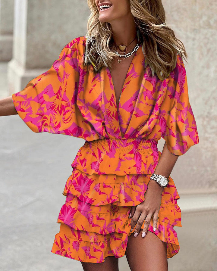 Francesca – Stijlvolle Jurk met Print