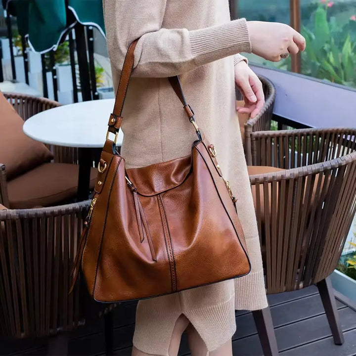 Blakely – Luxe Leren Hobo-Handtas