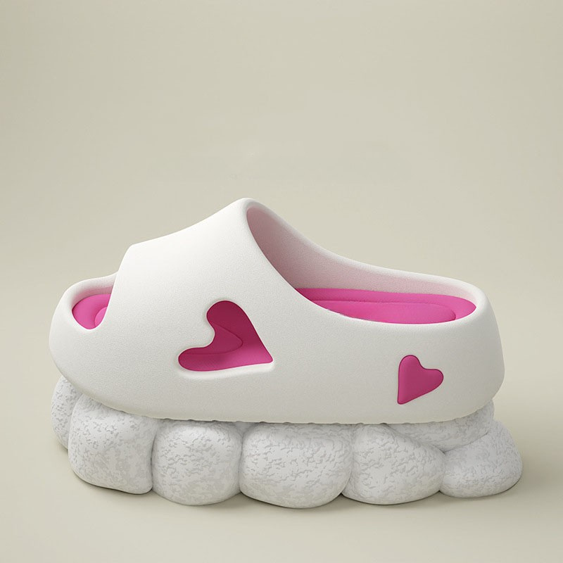 Sofia - Lichtgewicht Teenslippers met Hartjesdesign