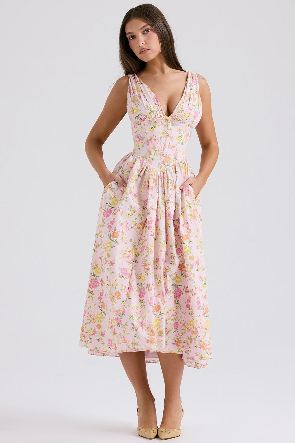 Aeliana – Elegante en Flatterende Zomerjurk