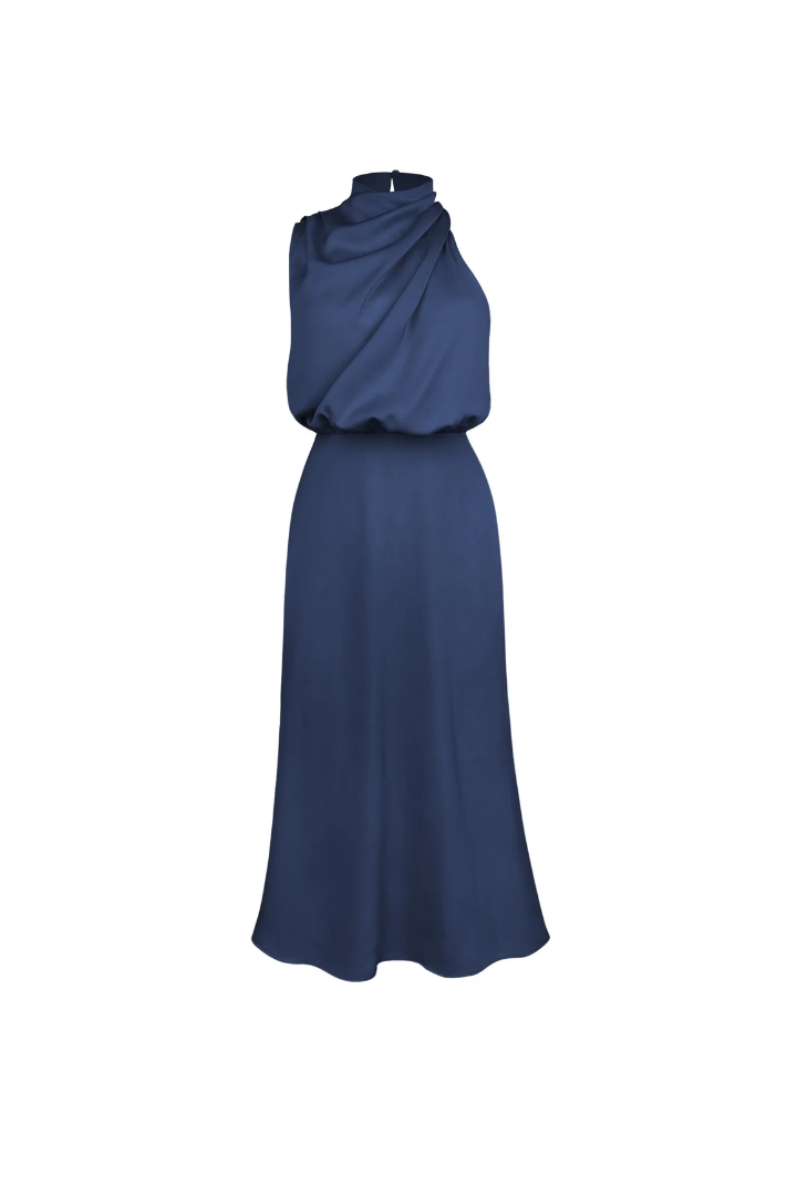De Larissa Jurk - Marineblauw