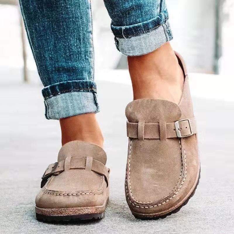 Sadie – Stijlvolle, Ondersteunende Suède Orthopedische Loafers