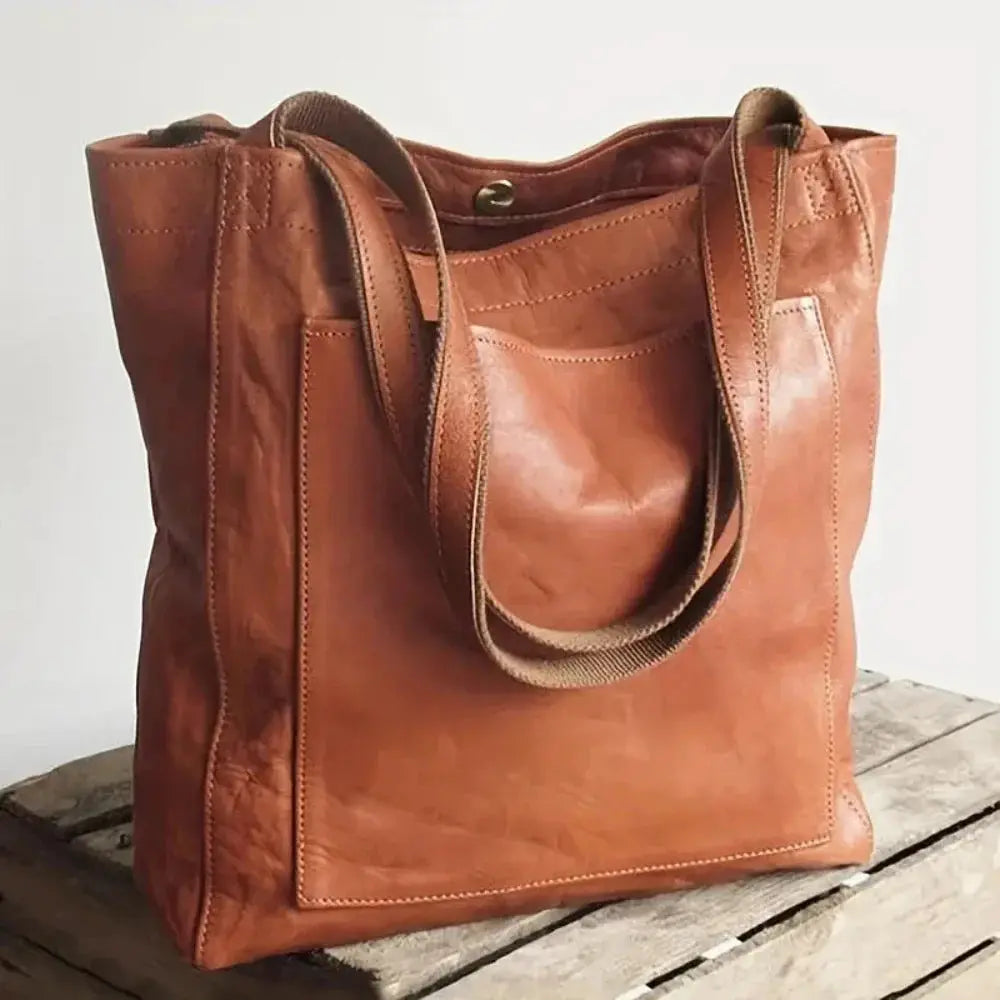 Hannah – Chique Retro Schoudertas met Grote Inhoud