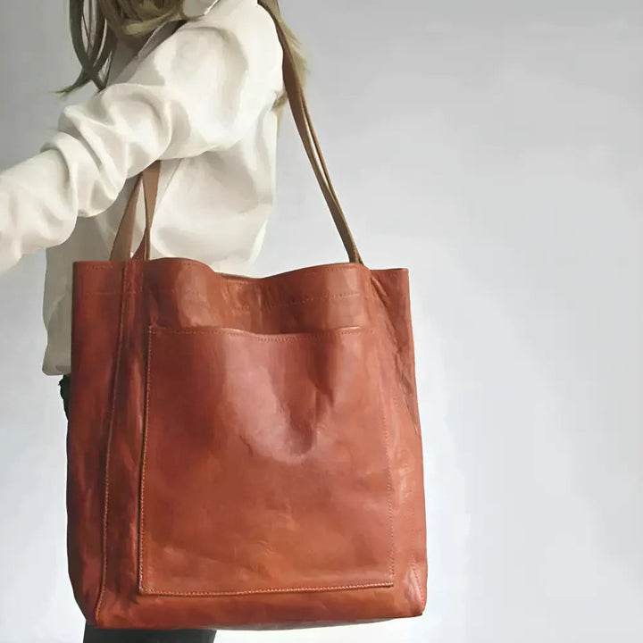 Hannah – Chique Retro Schoudertas met Grote Inhoud