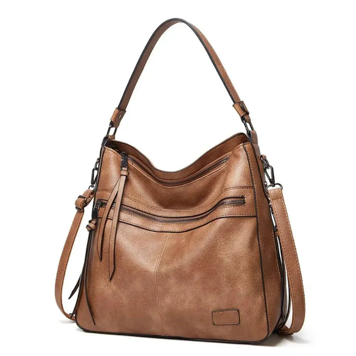 Rose – Luxe Leren Schoudertassen voor Reizen