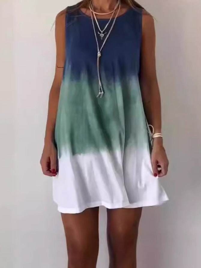 Crizzia - Casual Jurk met Kleurovergang