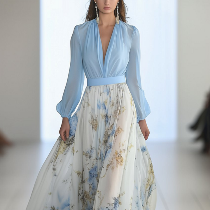 Renske - Maxi jurk met bloemenprint Dazzling