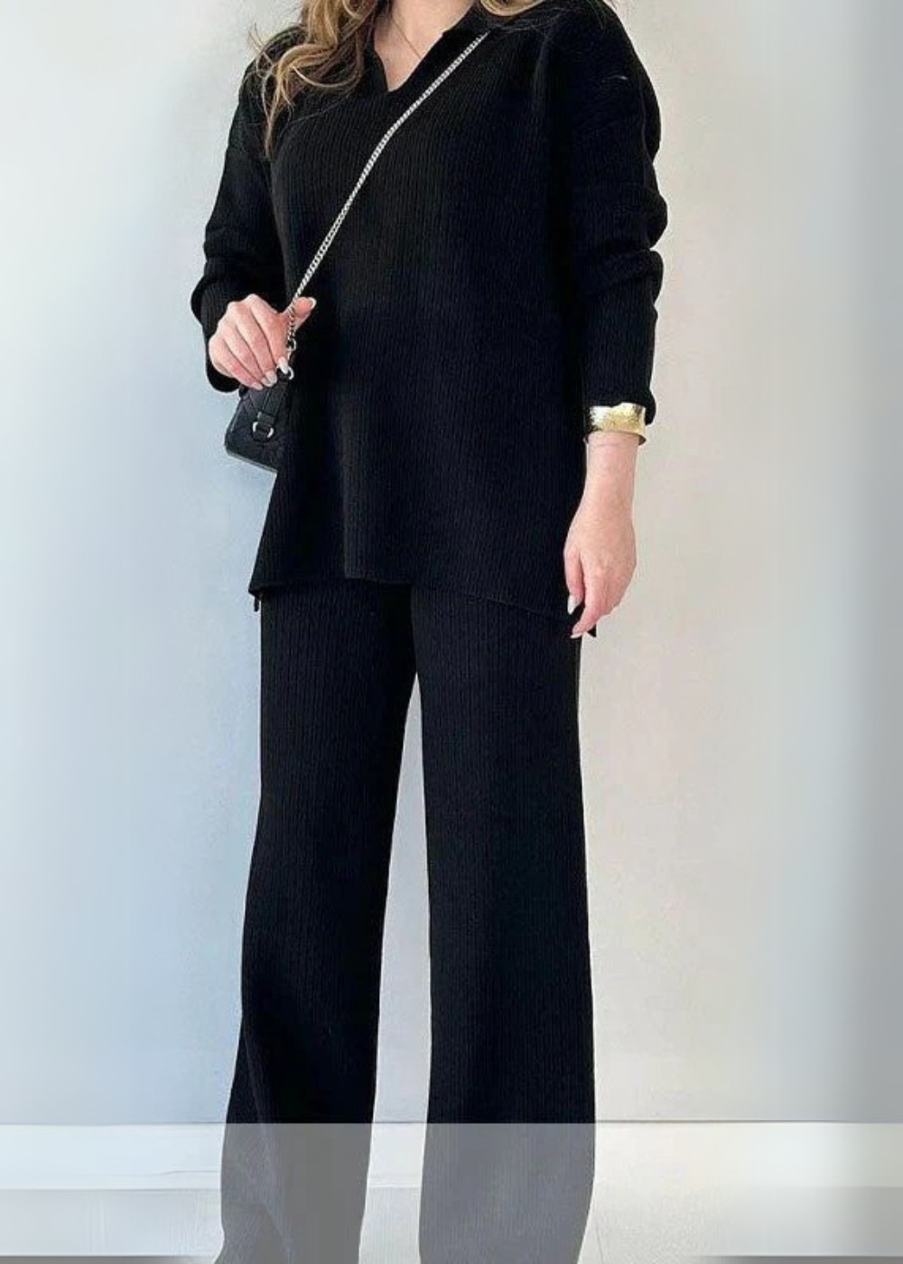 Addison – Casual Geribde 2-Delige Set voor Dames