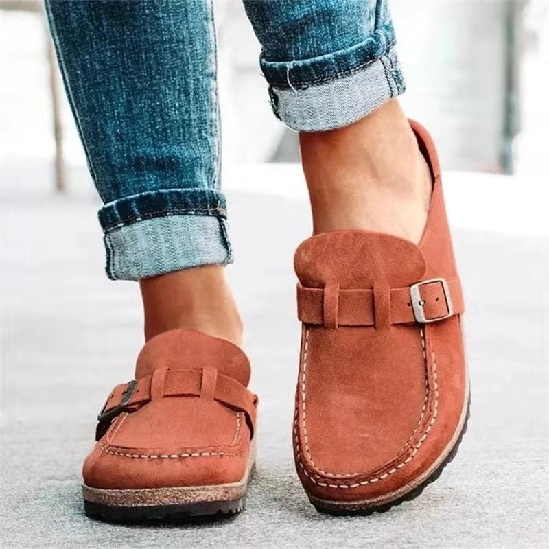 Sadie – Stijlvolle, Ondersteunende Suède Orthopedische Loafers
