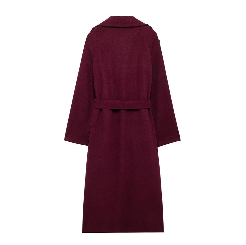Laluna - Classy Burgundy Jas