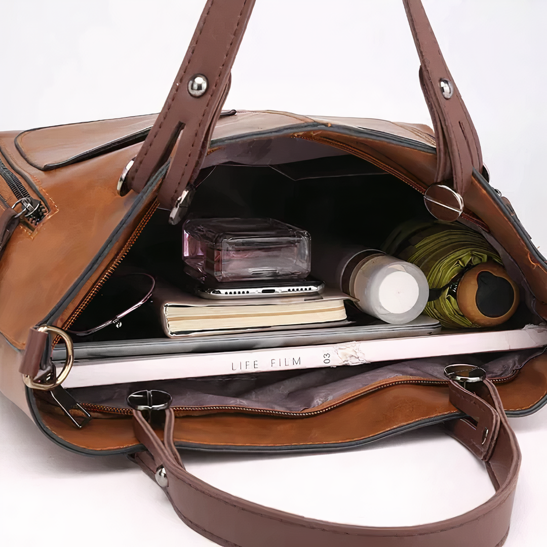 Winslet - Iconische Retro PU Leren Crossbody Handtas