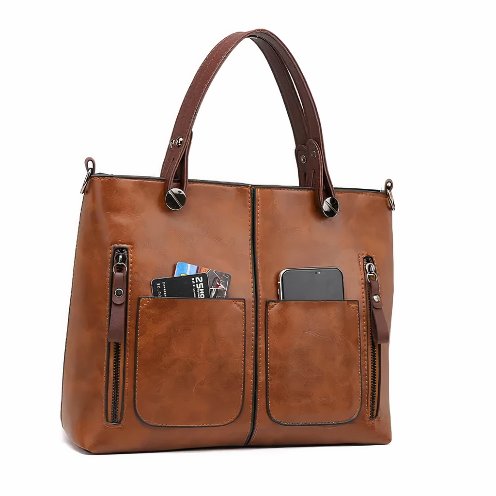 Winslet - Iconische Retro PU Leren Crossbody Handtas