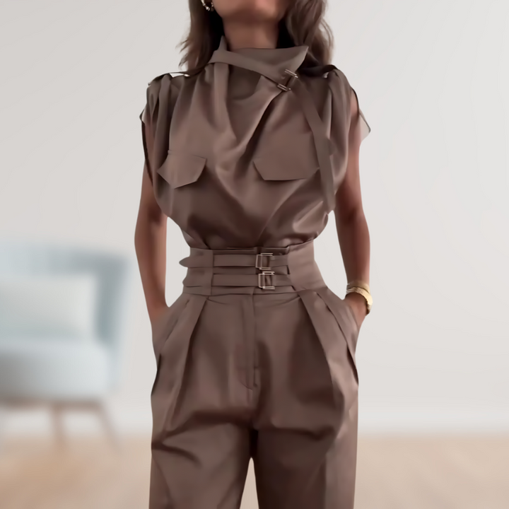 Anika - 2-delige klassieke jumpsuit