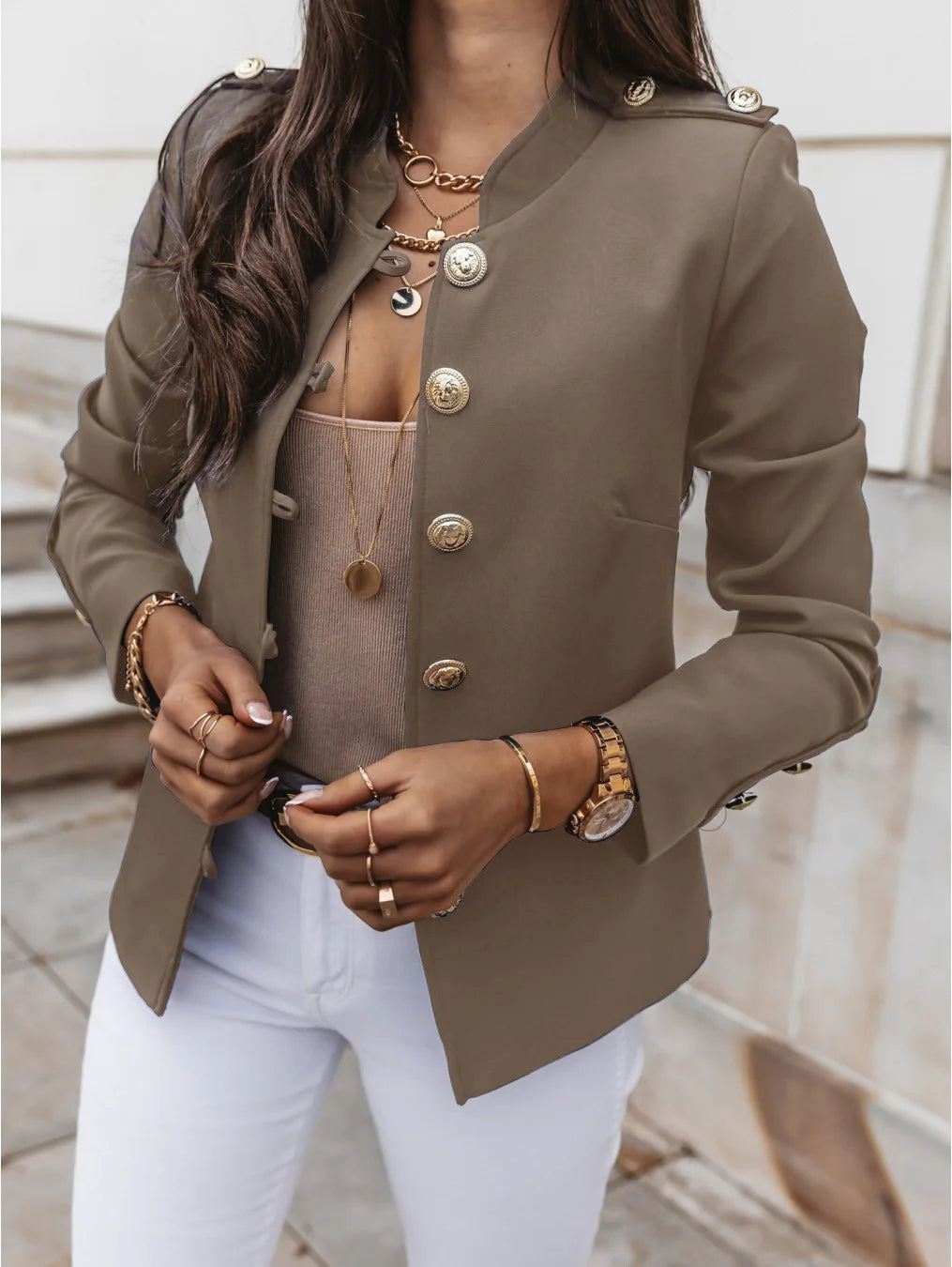 Herra – Elegante Jas met Knopen