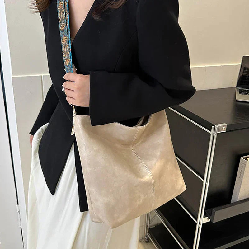 Alora – Vintage PU Leren Crossbody Schoudertas