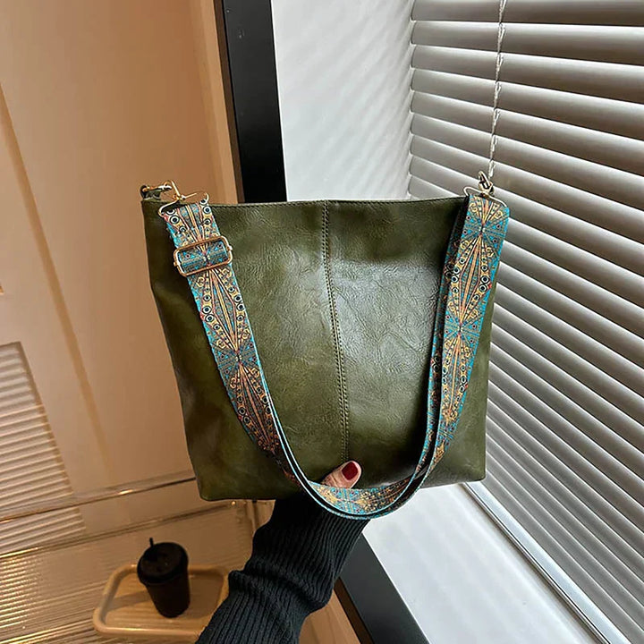 Alora – Vintage PU Leren Crossbody Schoudertas