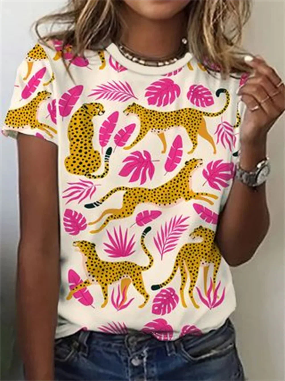 Zosia – Dierenprint Top Geïnspireerd door de Natuur