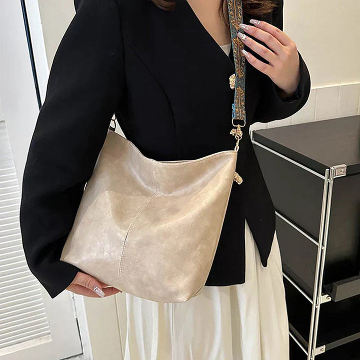 Alora – Vintage PU Leren Crossbody Schoudertas