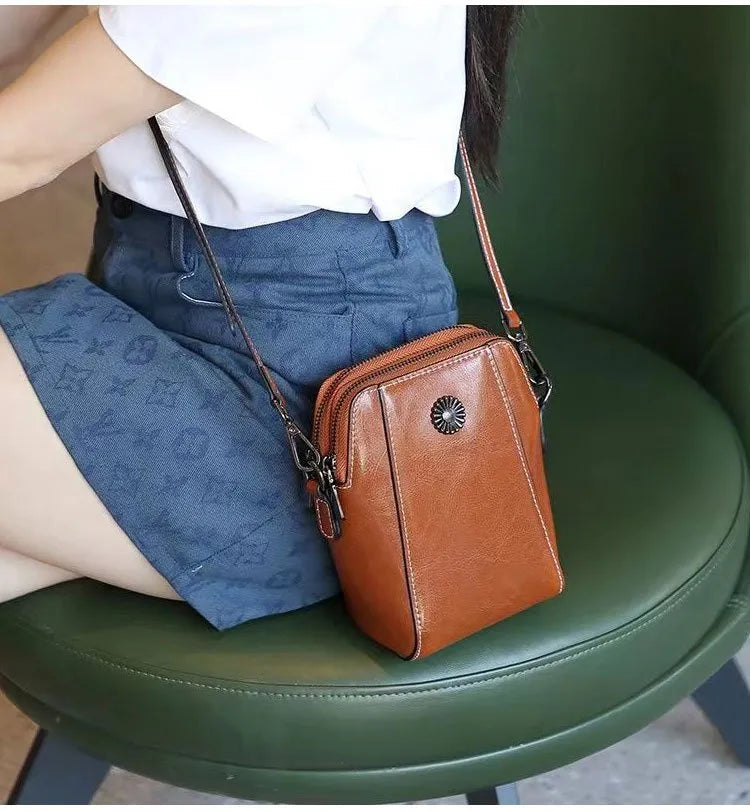 Wenen – Compacte Mini-Handtas in Effen Kleur