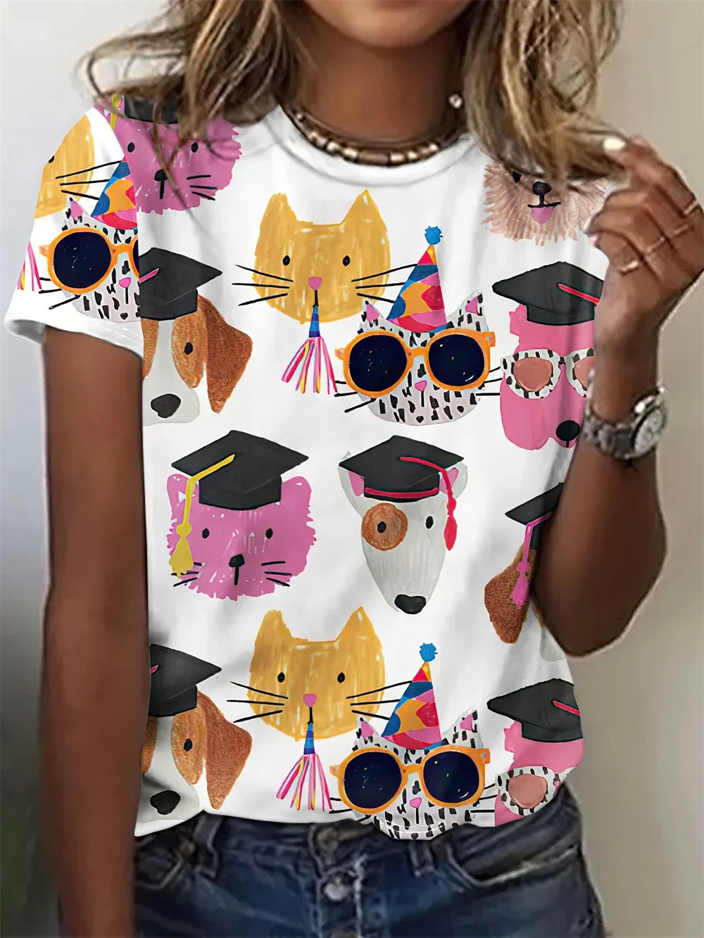 Zosia – Dierenprint Top Geïnspireerd door de Natuur