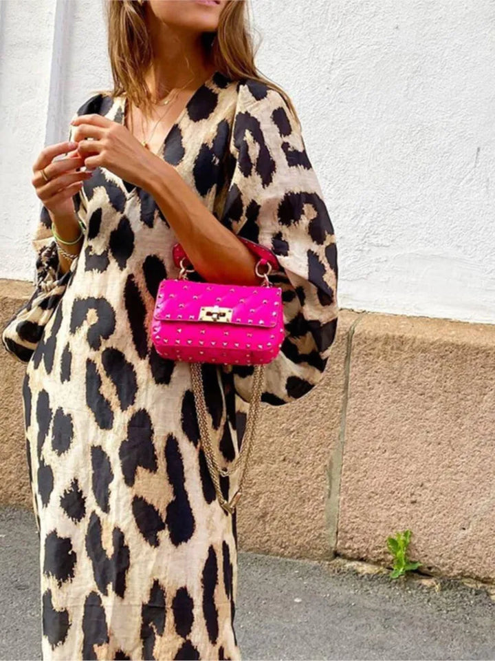 Lisa – Jurk met Luipaardprint