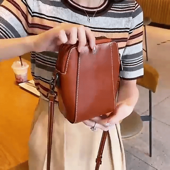 Wenen – Compacte Mini-Handtas in Effen Kleur