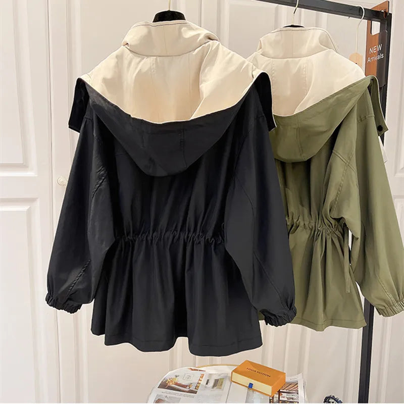 Lia - Modieuze Waterafstotende Trenchcoat