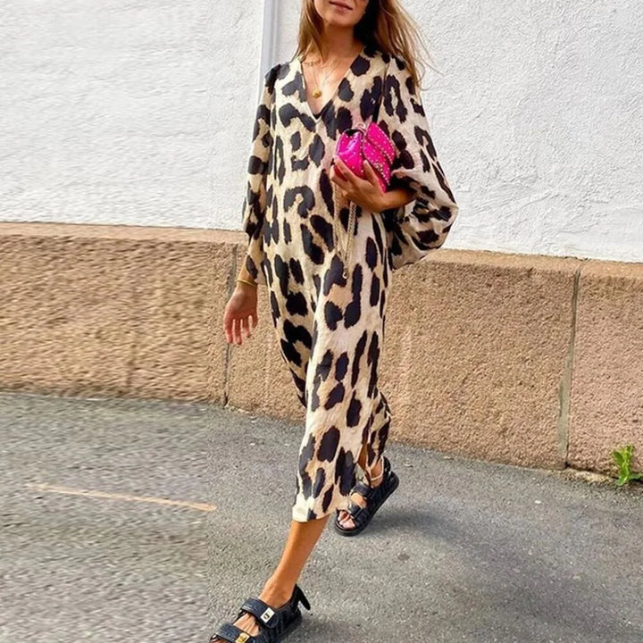 Lisa – Jurk met Luipaardprint