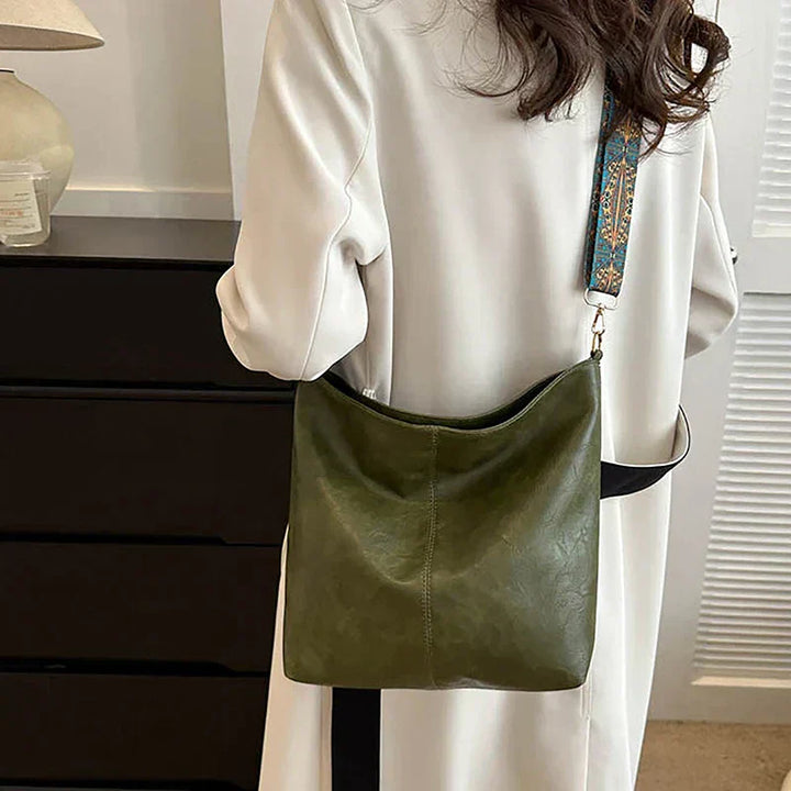 Alora – Vintage PU Leren Crossbody Schoudertas