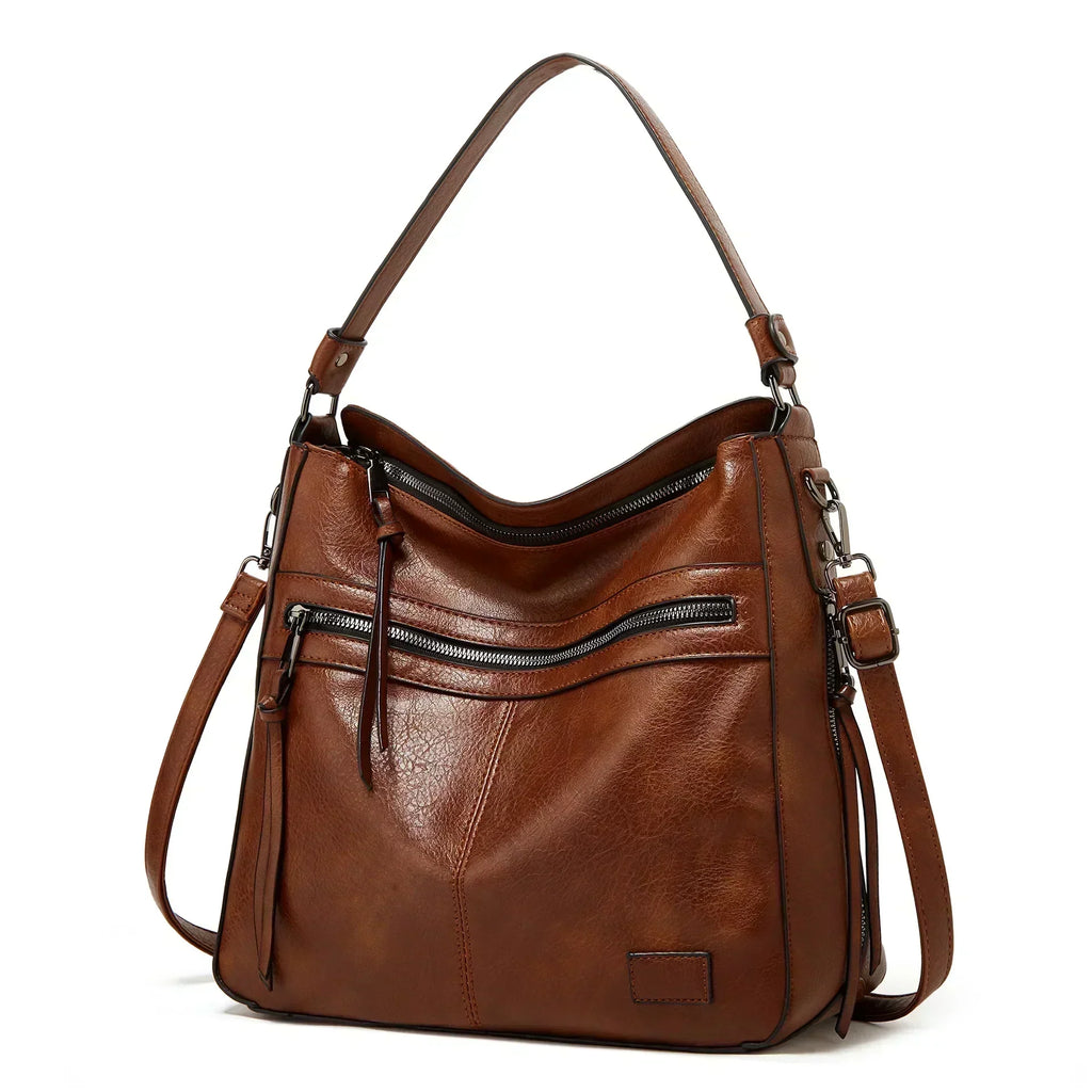 Estelle - Vintage Multi-Rits Tas