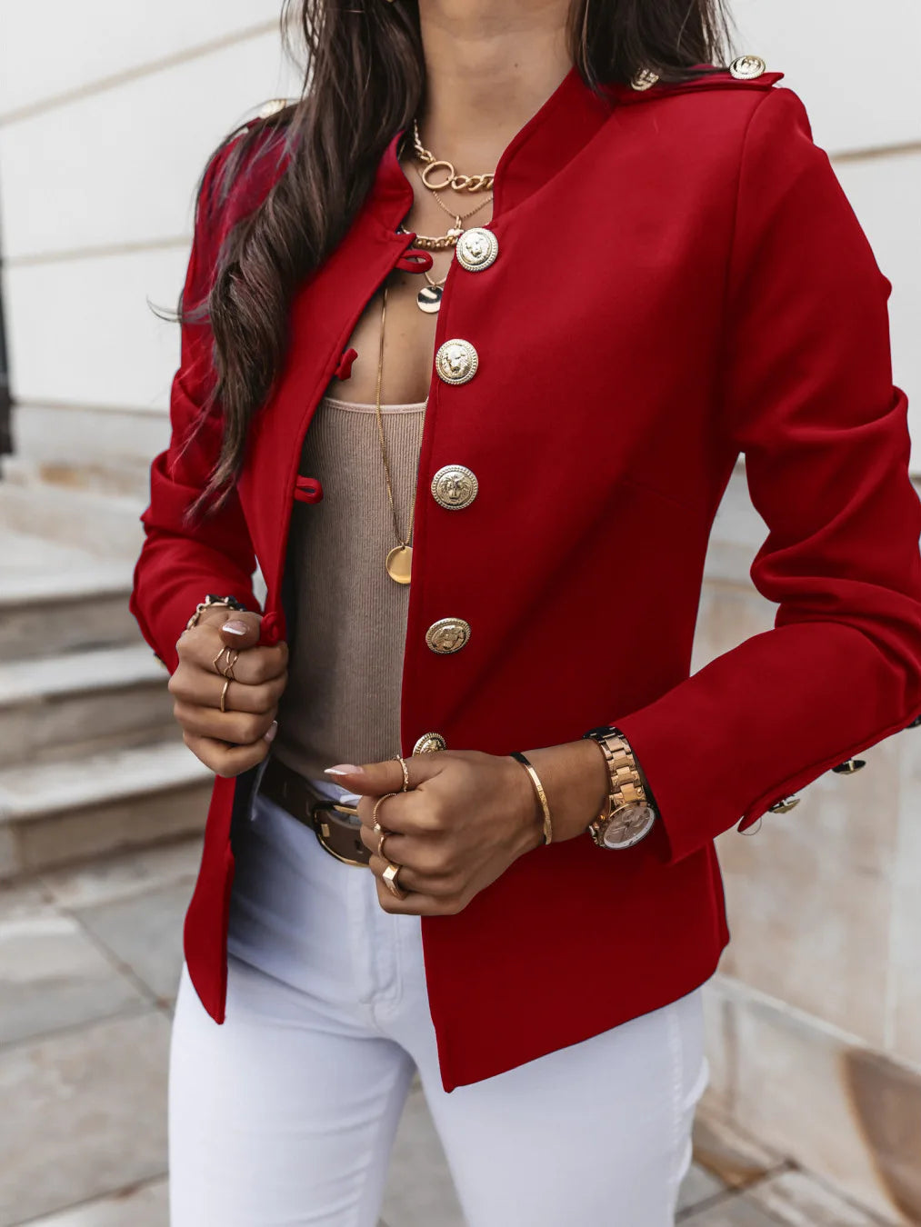 Herra – Elegante Jas met Knopen