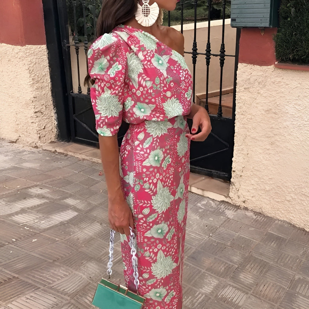 Milena  – Tijdloze Gratie in een Luchtige Zomerjurk